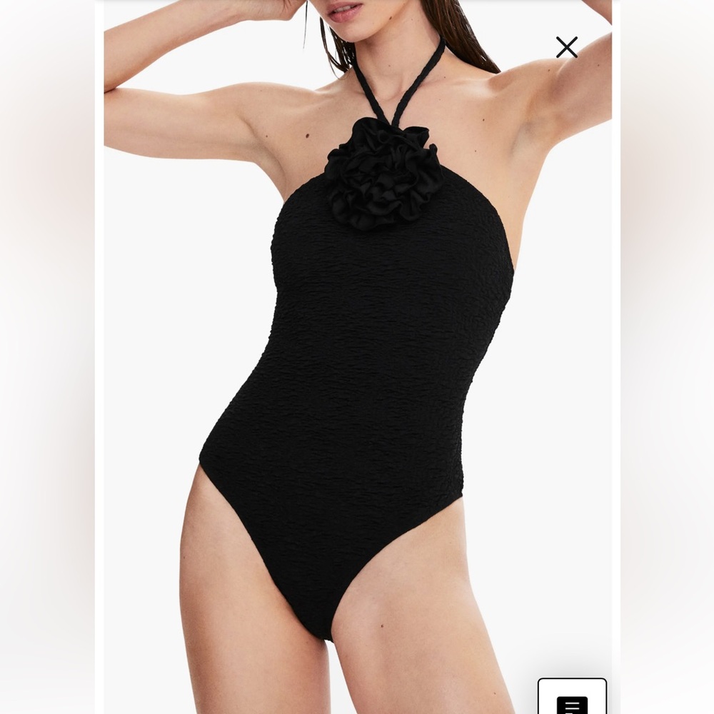 mango floral one piece swimsuit